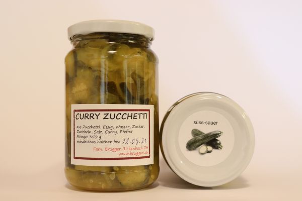 Zucchetti-Curry süss-sauer